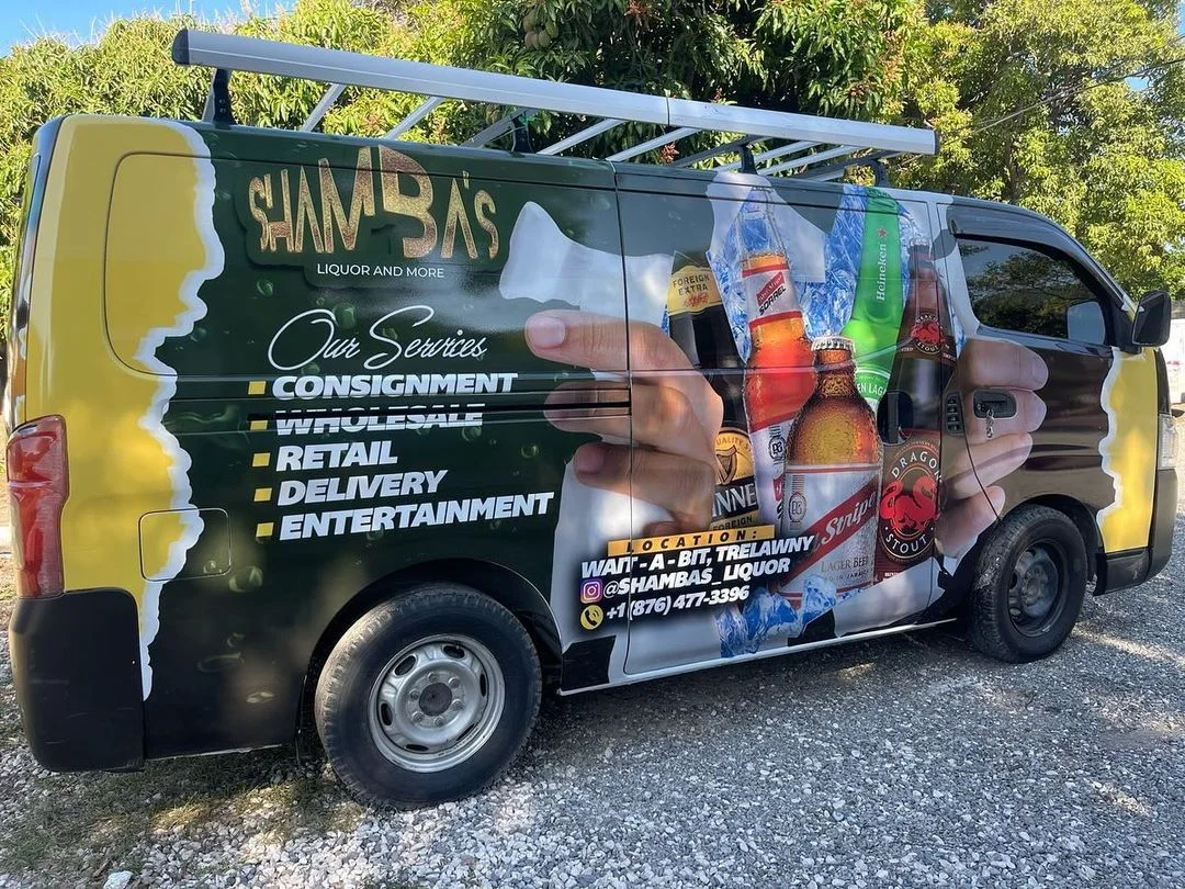 Branded Shamba’s vehicle wrap